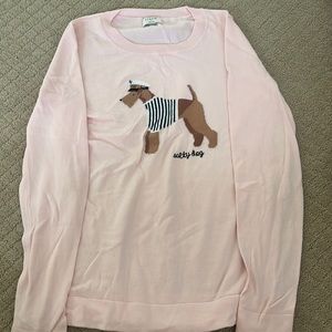 j crew pink sweater